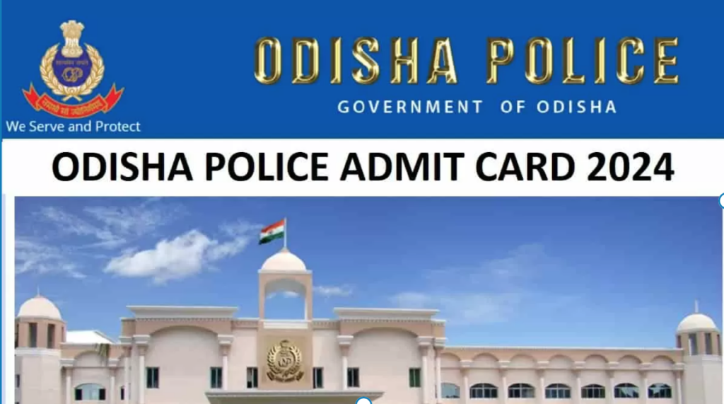 Odisha Police Constable Admit Card 2024